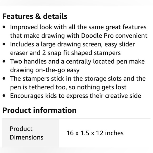 Fisher-Price Classic Doodler with 2 Stampers Blue Orange - Picture 7 of 10